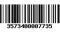 Código de Barras 3573400007735