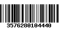 Código de Barras 3576280104440