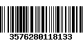 Código de Barras 3576280118133