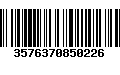 Código de Barras 3576370850226