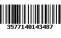 Código de Barras 3577140143487