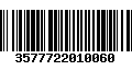 Código de Barras 3577722010060