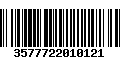 Código de Barras 3577722010121