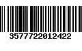 Código de Barras 3577722012422