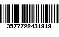 Código de Barras 3577722431919