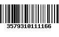 Código de Barras 3579310111166