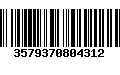 Código de Barras 3579370804312