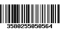 Código de Barras 3580255050564