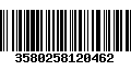 Código de Barras 3580258120462