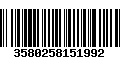 Código de Barras 3580258151992