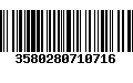 Código de Barras 3580280710716