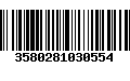 Código de Barras 3580281030554