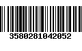 Código de Barras 3580281042052