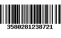 Código de Barras 3580281238721