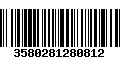 Código de Barras 3580281280812