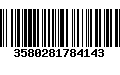 Código de Barras 3580281784143