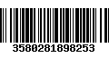 Código de Barras 3580281898253