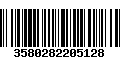 Código de Barras 3580282205128