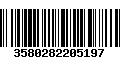 Código de Barras 3580282205197