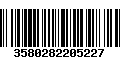 Código de Barras 3580282205227