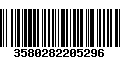 Código de Barras 3580282205296