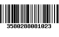 Código de Barras 3580288081023