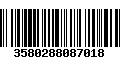 Código de Barras 3580288087018