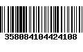 Código de Barras 358084104424108