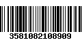 Código de Barras 3581082108909