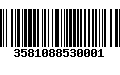 Código de Barras 3581088530001