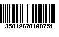 Código de Barras 35812678108751