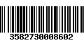 Código de Barras 3582730008602