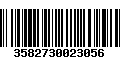 Código de Barras 3582730023056