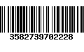 Código de Barras 3582739702228