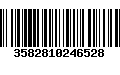 Código de Barras 3582810246528