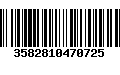 Código de Barras 3582810470725