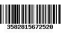 Código de Barras 3582815672520