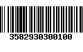 Código de Barras 3582930300100