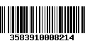 Código de Barras 3583910008214