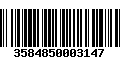 Código de Barras 3584850003147