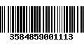 Código de Barras 3584859001113