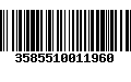 Código de Barras 3585510011960