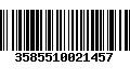 Código de Barras 3585510021457