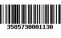 Código de Barras 3585730001130