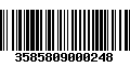 Código de Barras 3585809000248