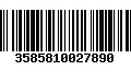 Código de Barras 3585810027890