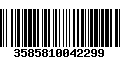 Código de Barras 3585810042299