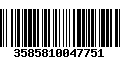 Código de Barras 3585810047751