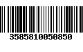 Código de Barras 3585810050850