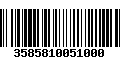 Código de Barras 3585810051000